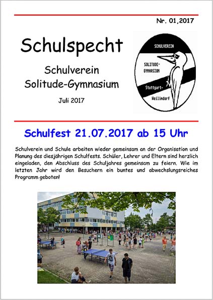 Schulspecht 2017 / 1